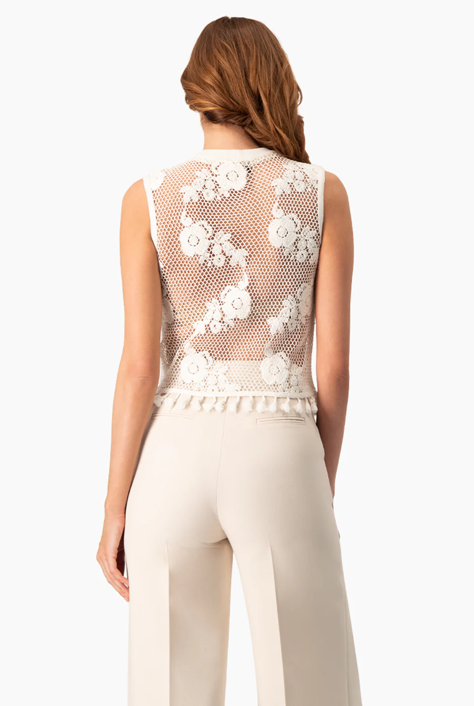 Blusa tejida con flecos - Image 2