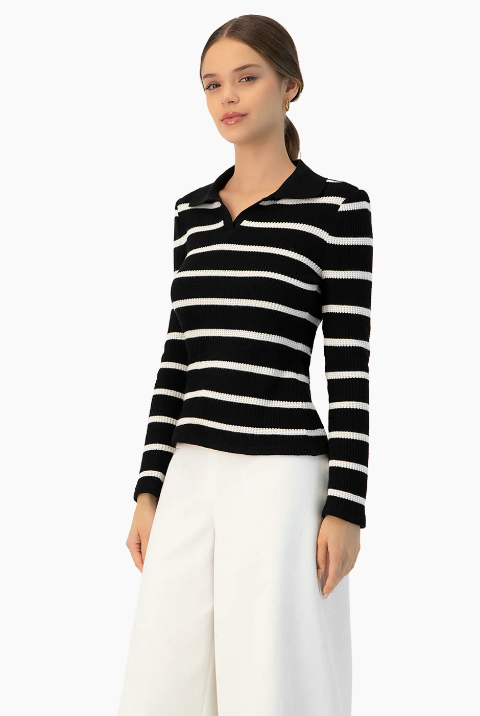 Blusa tejida de cuello - Image 4