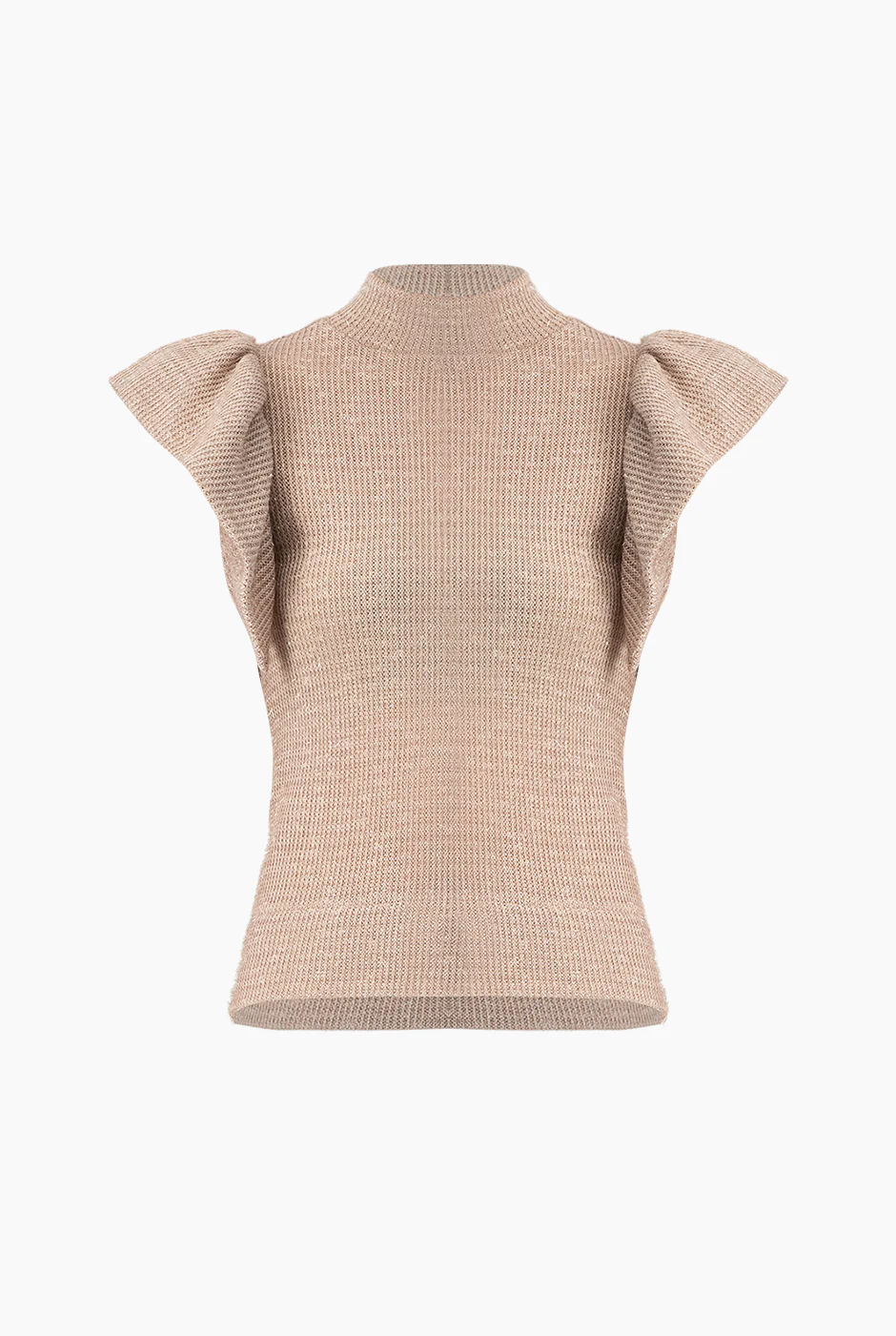 Blusa tejida de manga olanes - Image 5