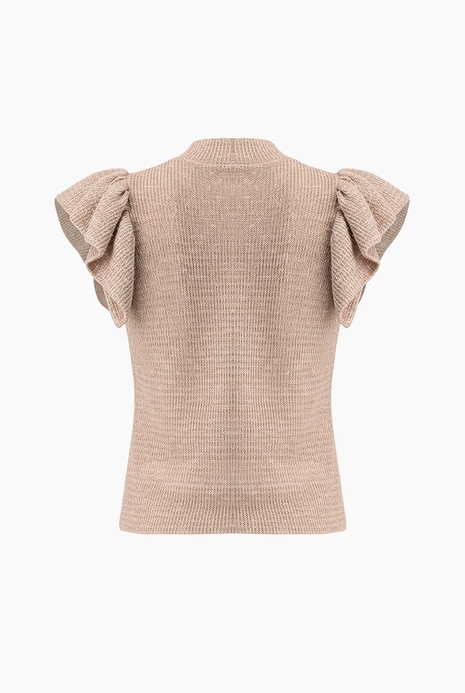 Blusa tejida de manga olanes - Image 8