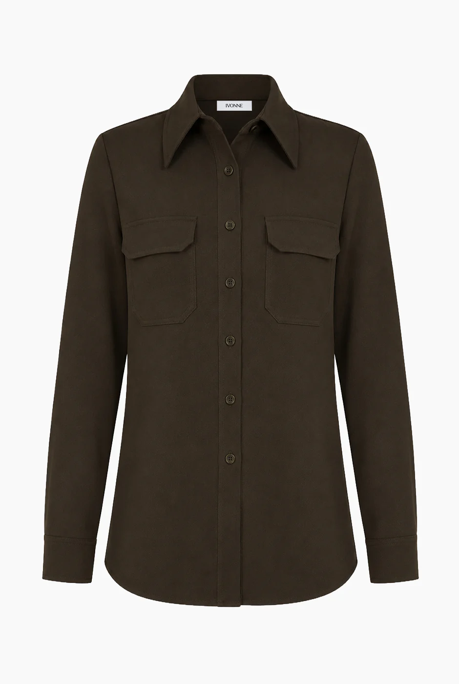 Camisa clasica olivo - Image 5