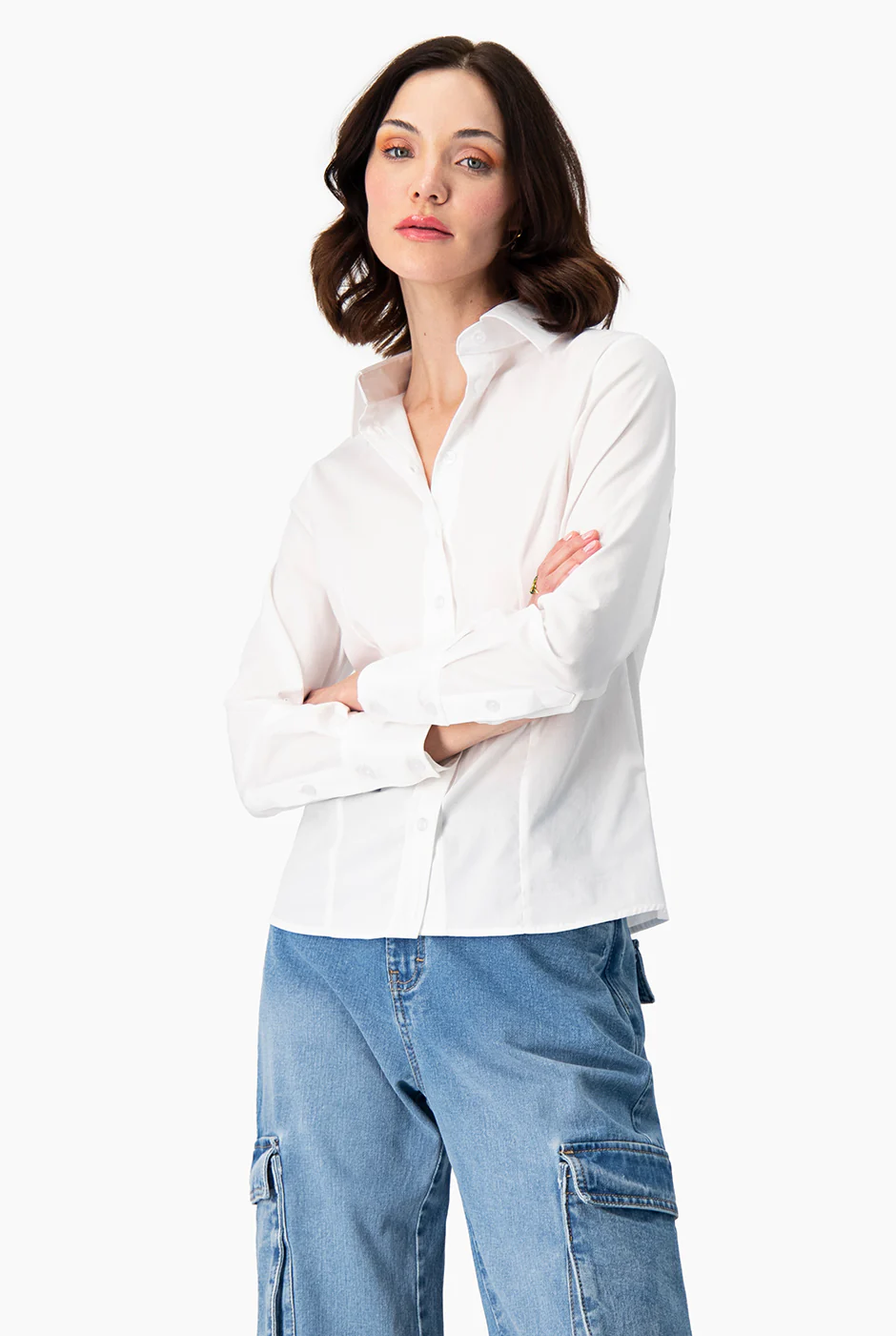 Camisa con botones básica - Image 2