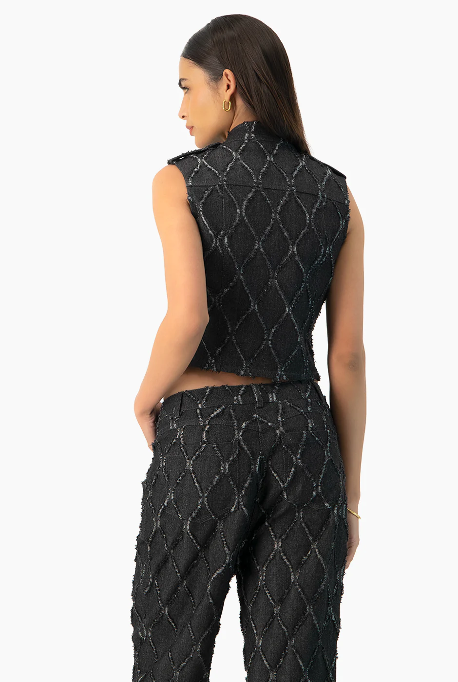 Chaleco denim con destruccion - Image 2