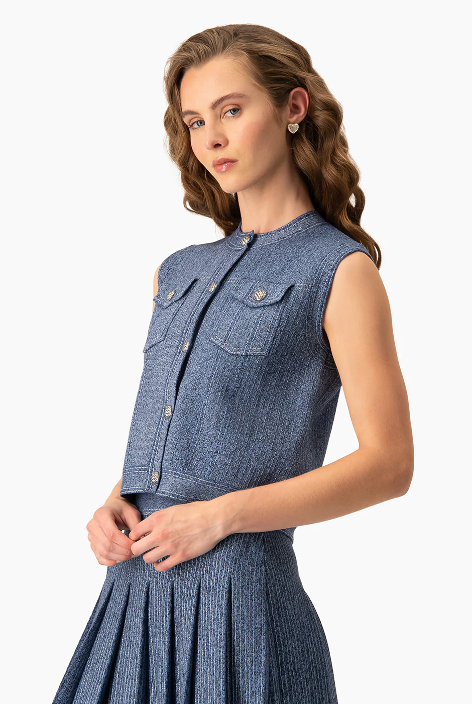 Chaleco Denim Lúrex - Image 4