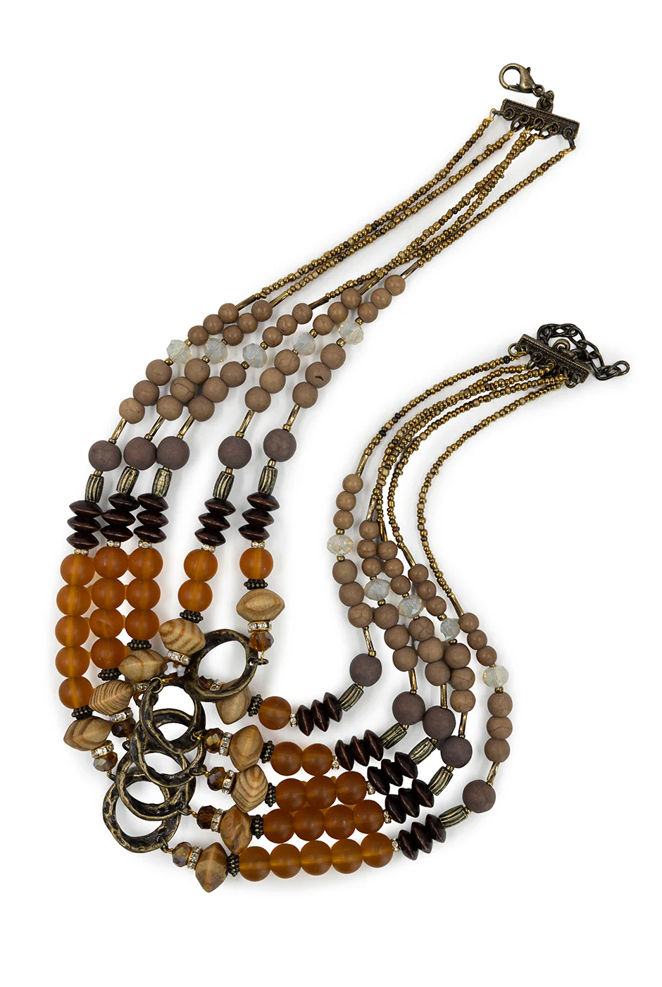 Collar Brown Beads - Image 2