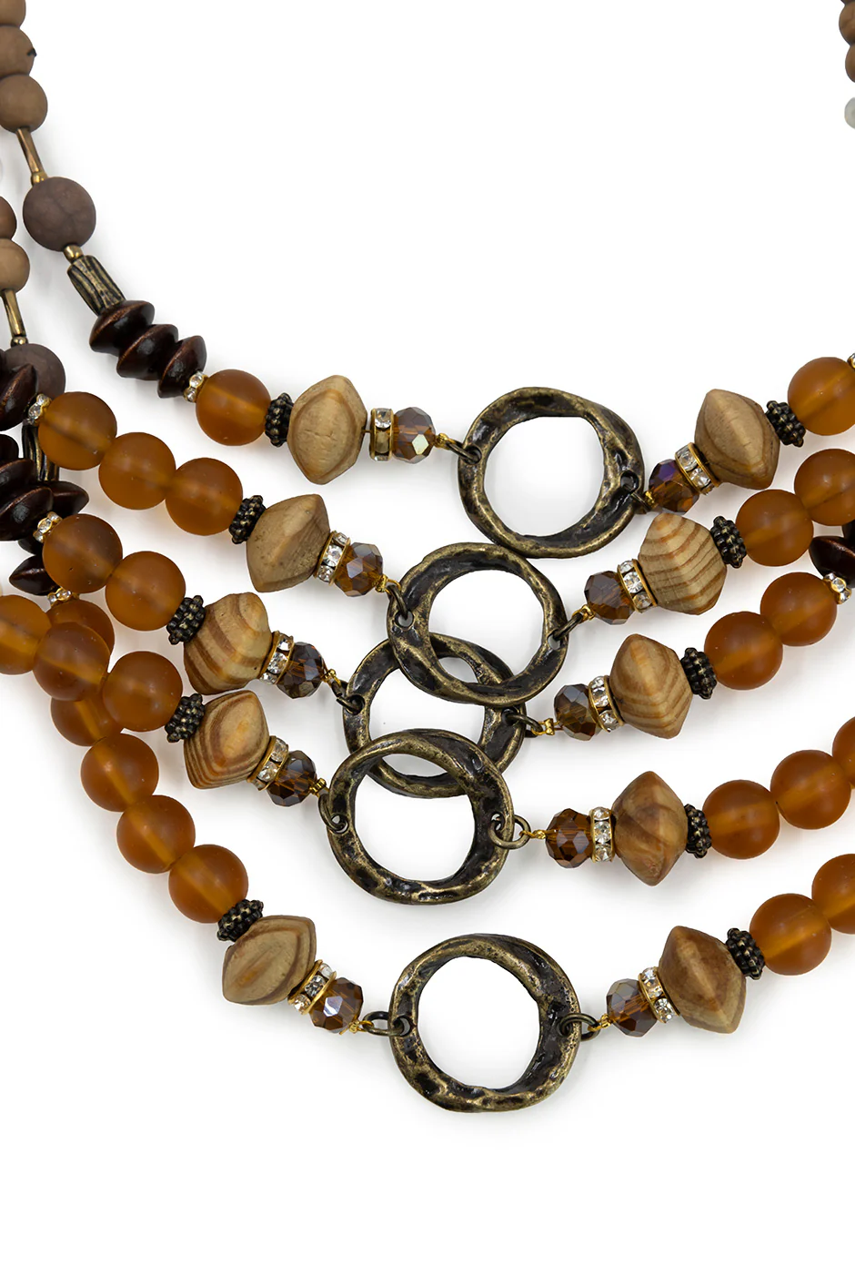 Collar Brown Beads - Image 3