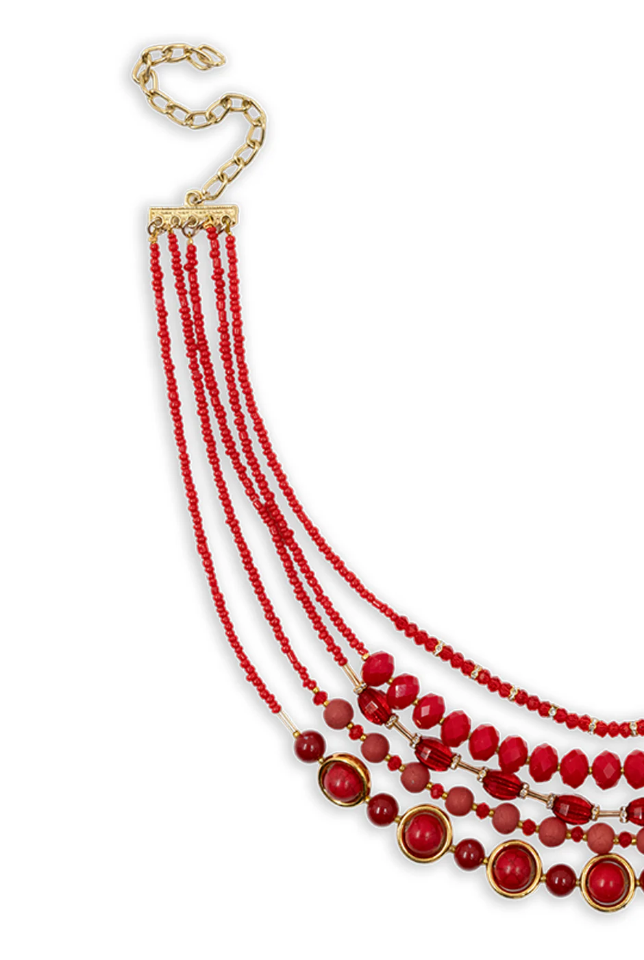 Collar Cascada Roja - Image 4