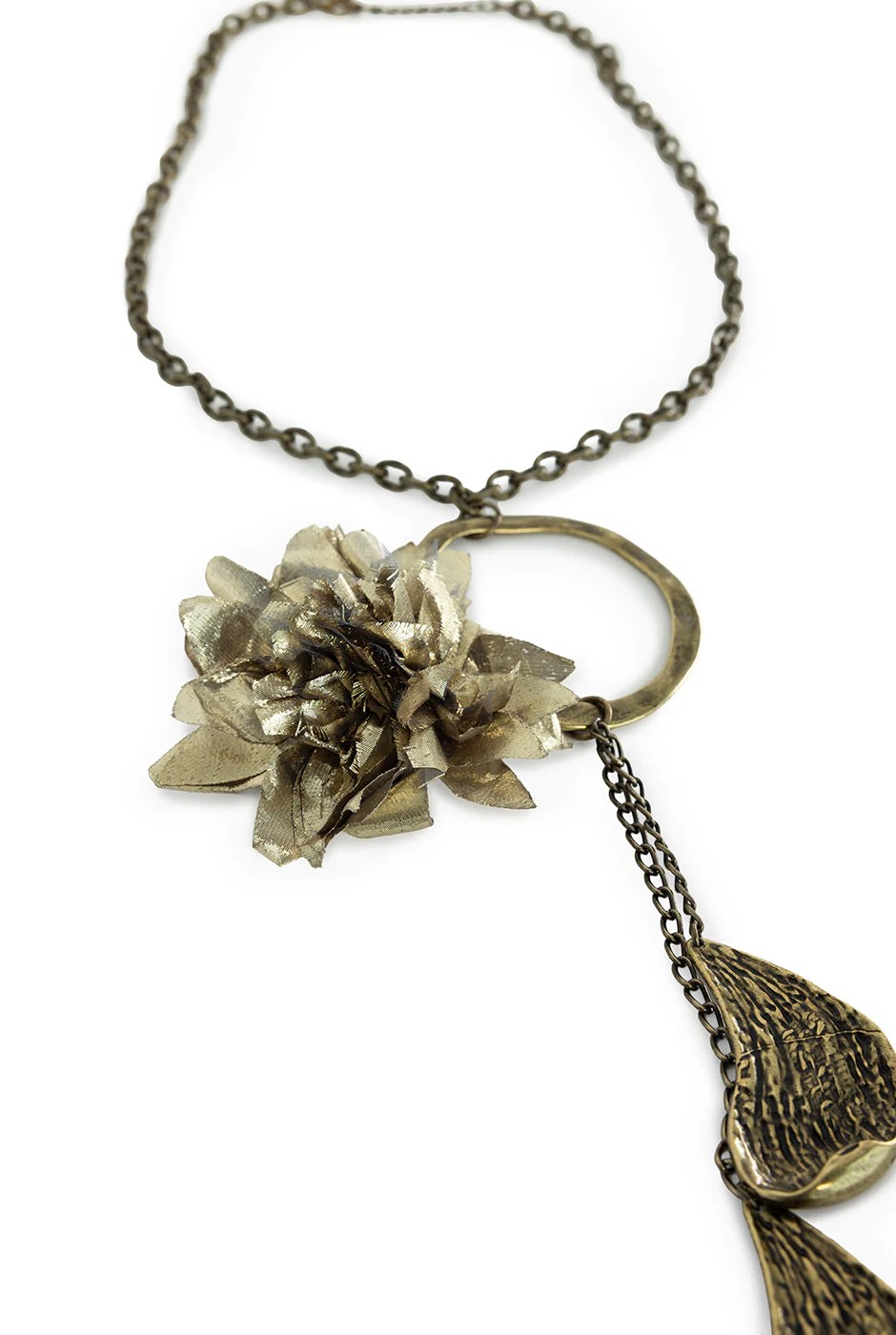 Collar Flor Bronce - Image 3