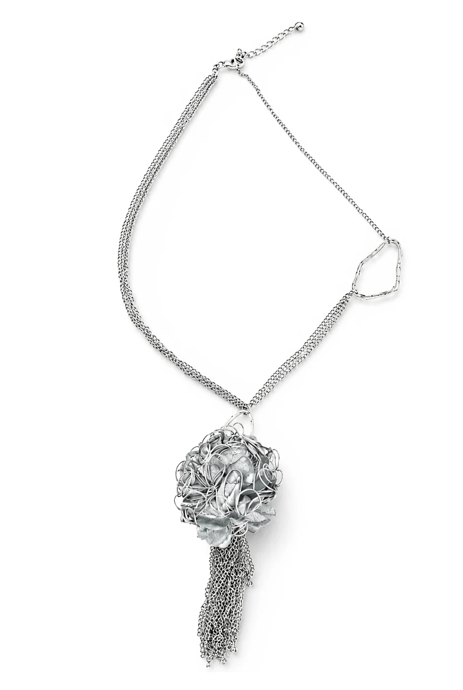 Collar Silver Mesh