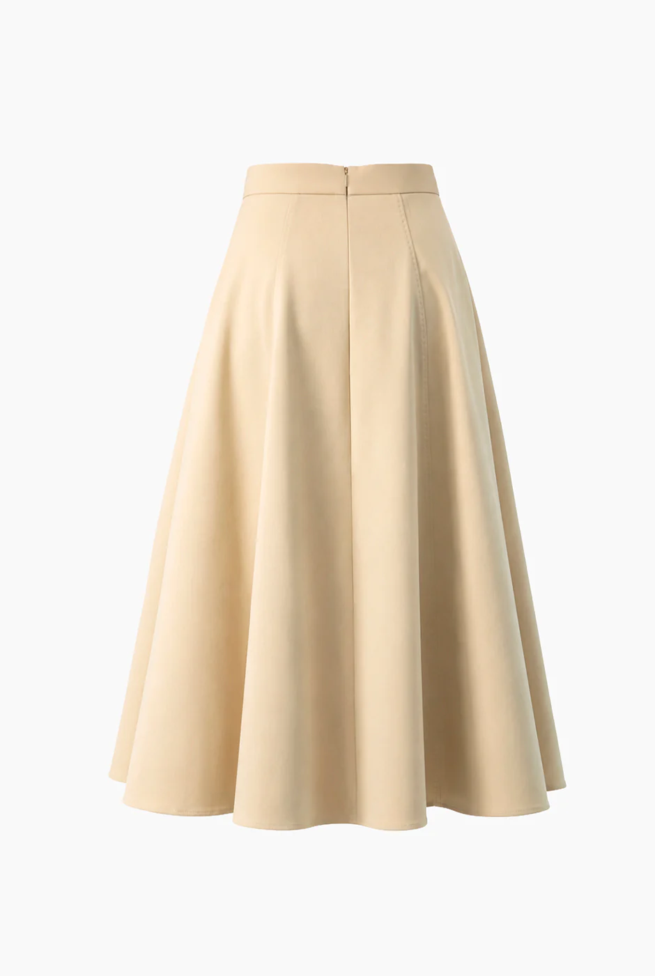 Falda Ivonne midi beige - Image 8