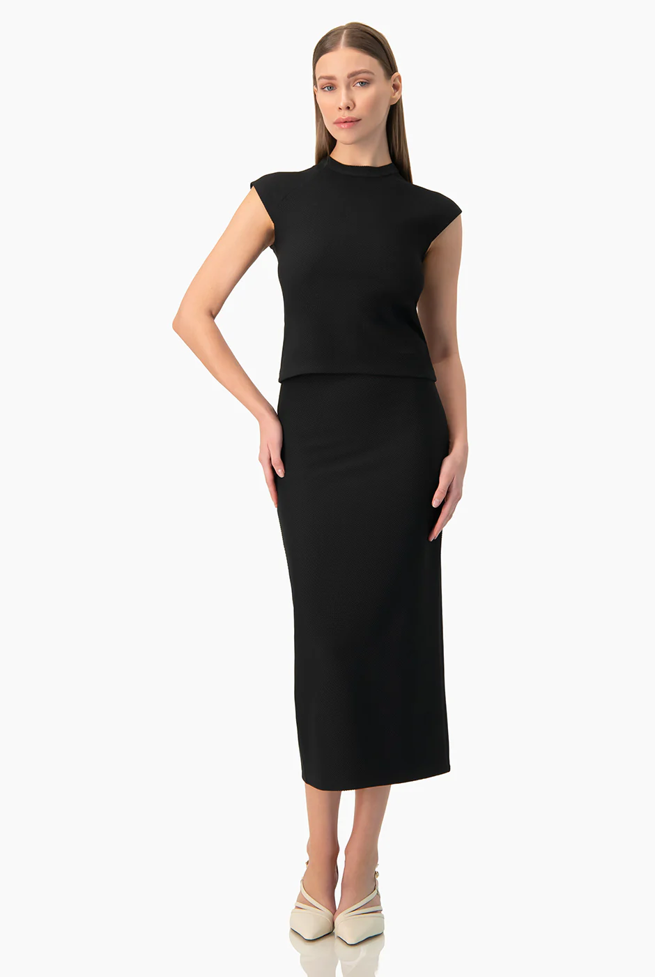 Falda midi negra - Image 3