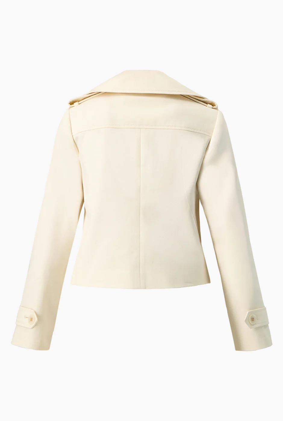 Gabardina corta con botones - Image 8
