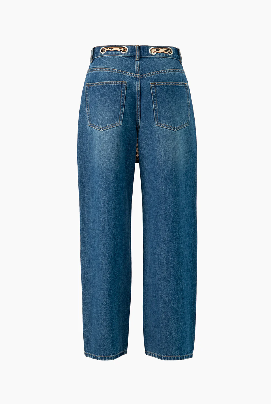 Jeans amplio con cinta en cintura - Image 7