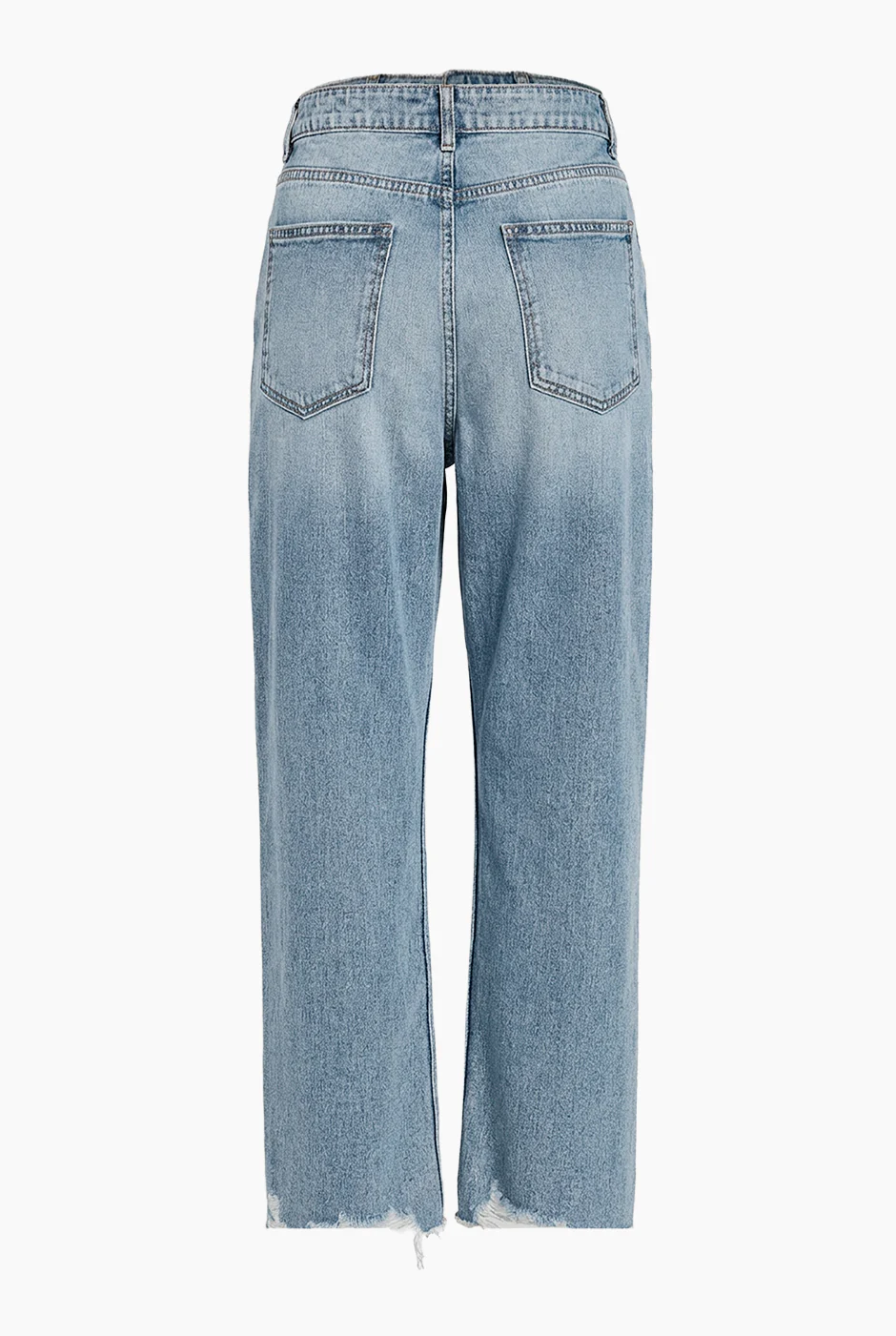 Jeans amplio con destruccion - Image 7