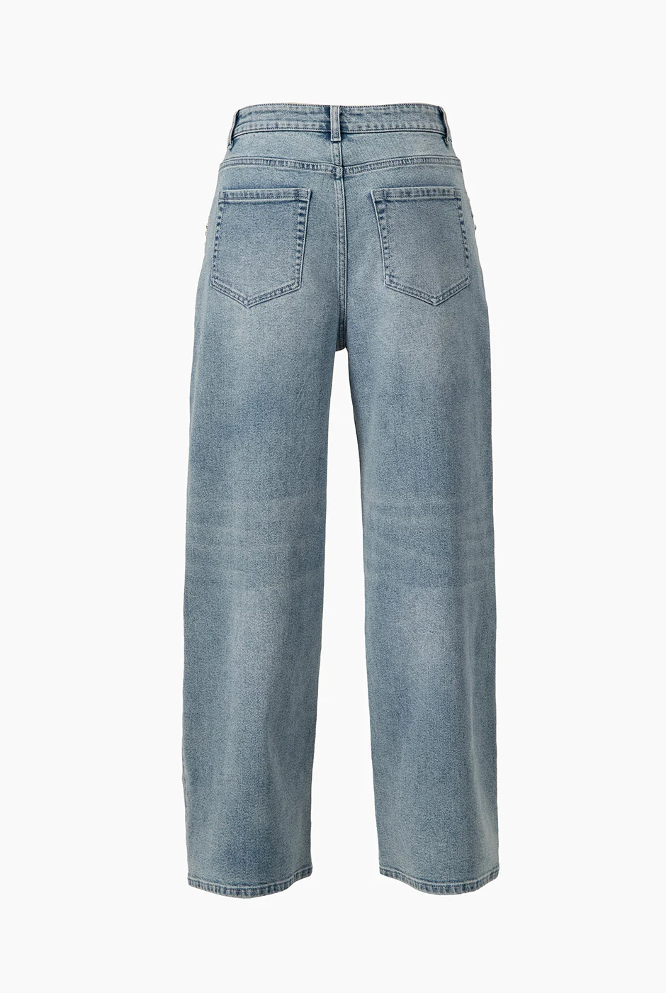 Jeans denim amplio con pedreria - Image 8