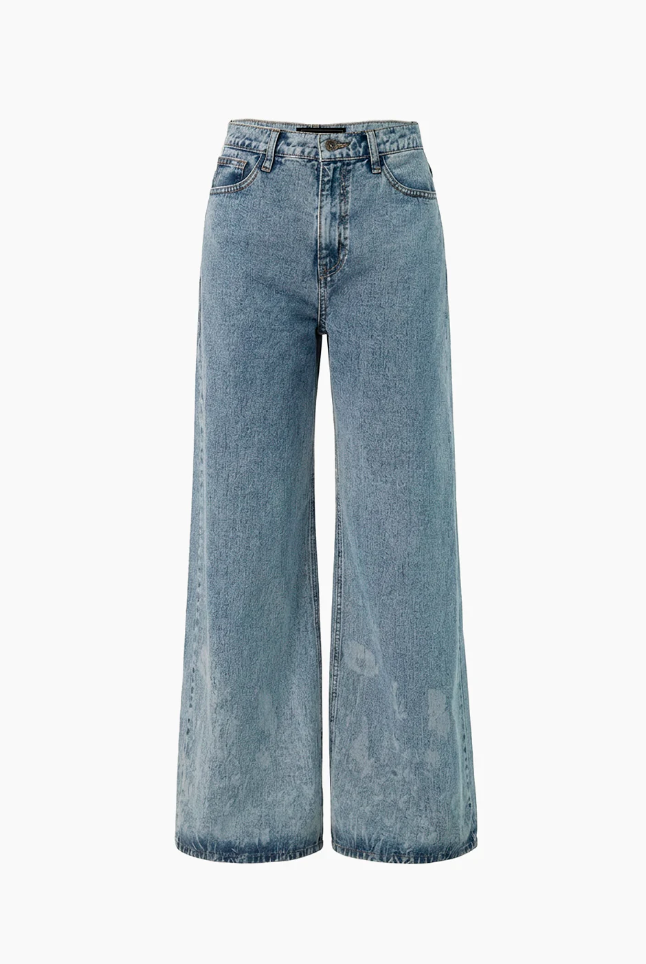 Jeans denim de pierna amplia - Image 5