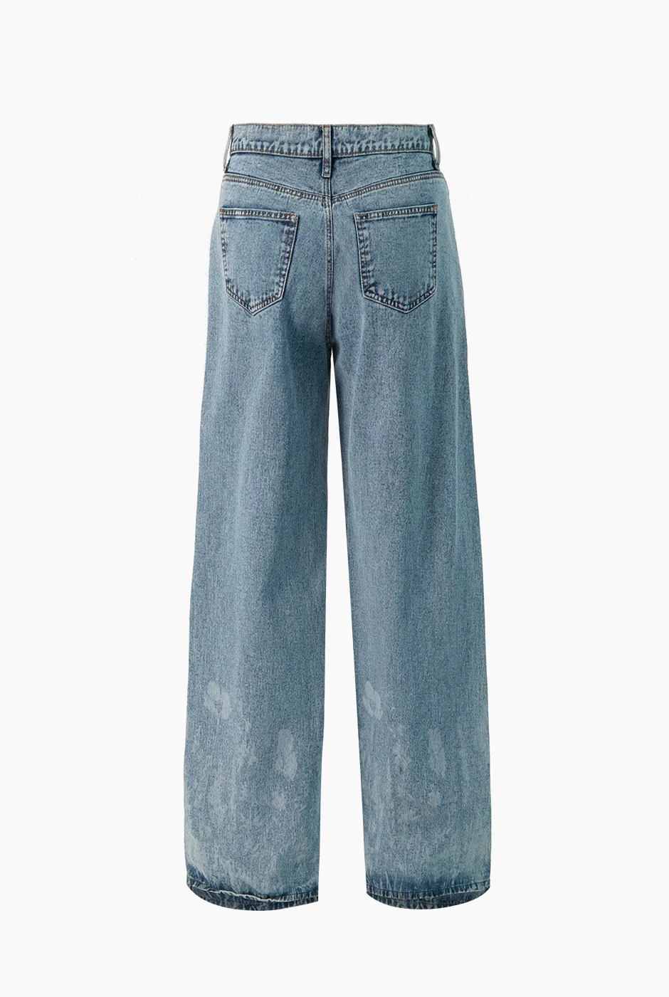 Jeans denim de pierna amplia - Image 7