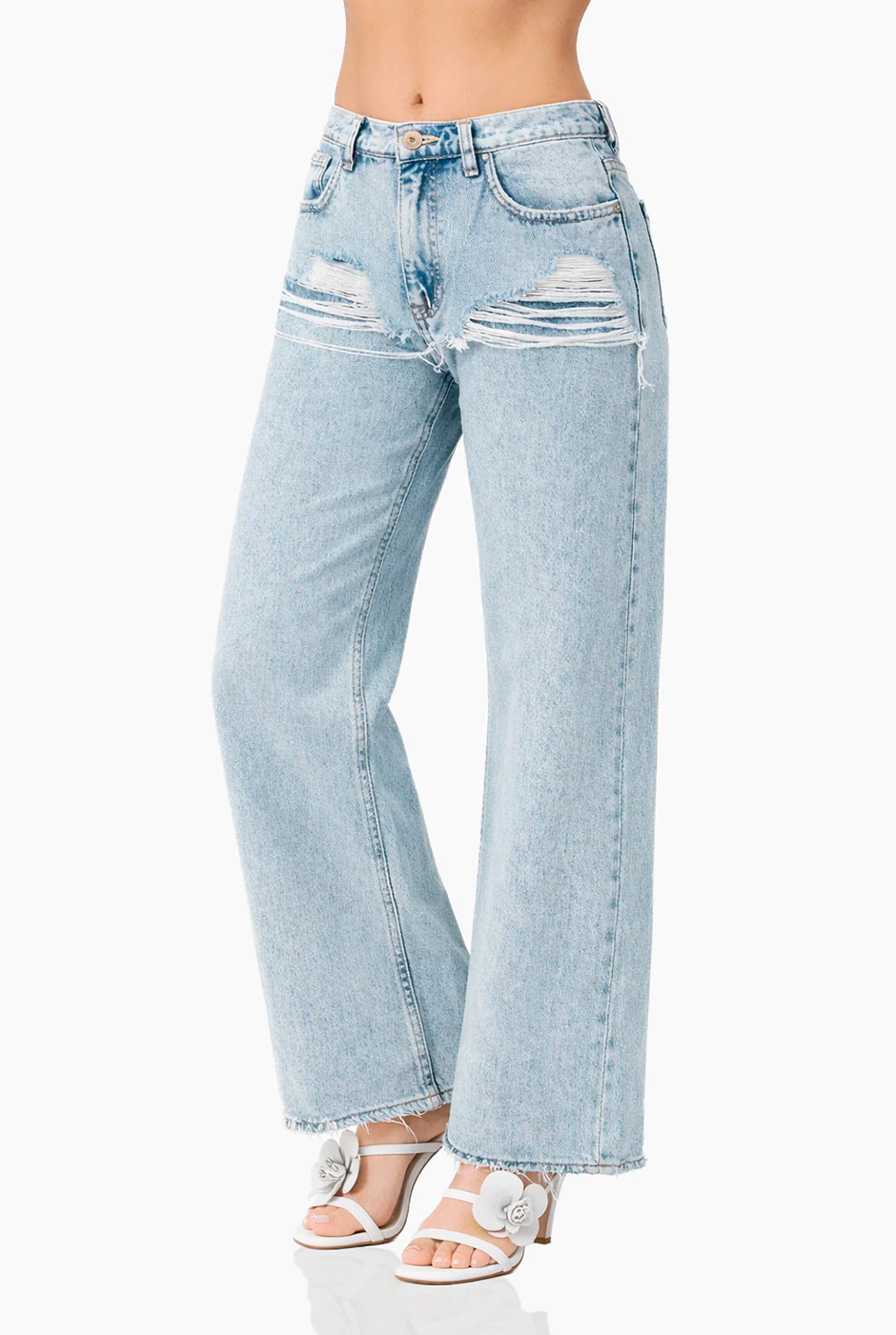 Jeans denim destroyed - Image 4
