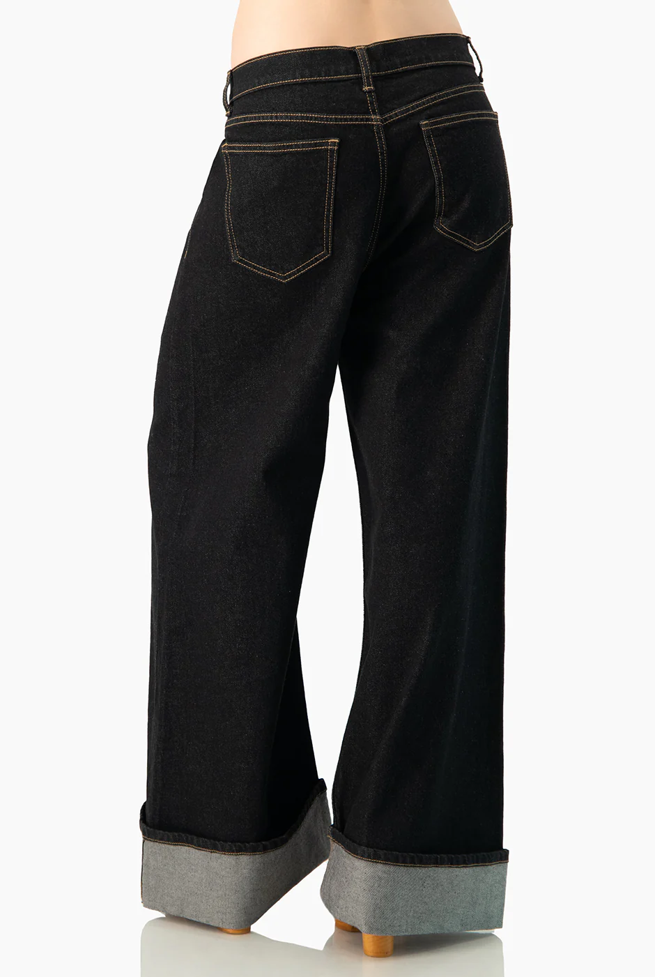 Jeans denim dobladillo ancho - Image 2