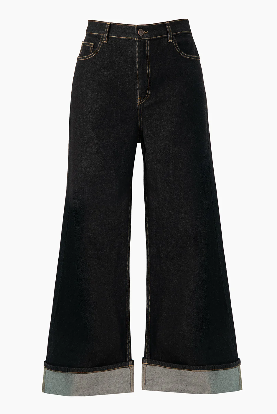 Jeans denim dobladillo ancho - Image 5