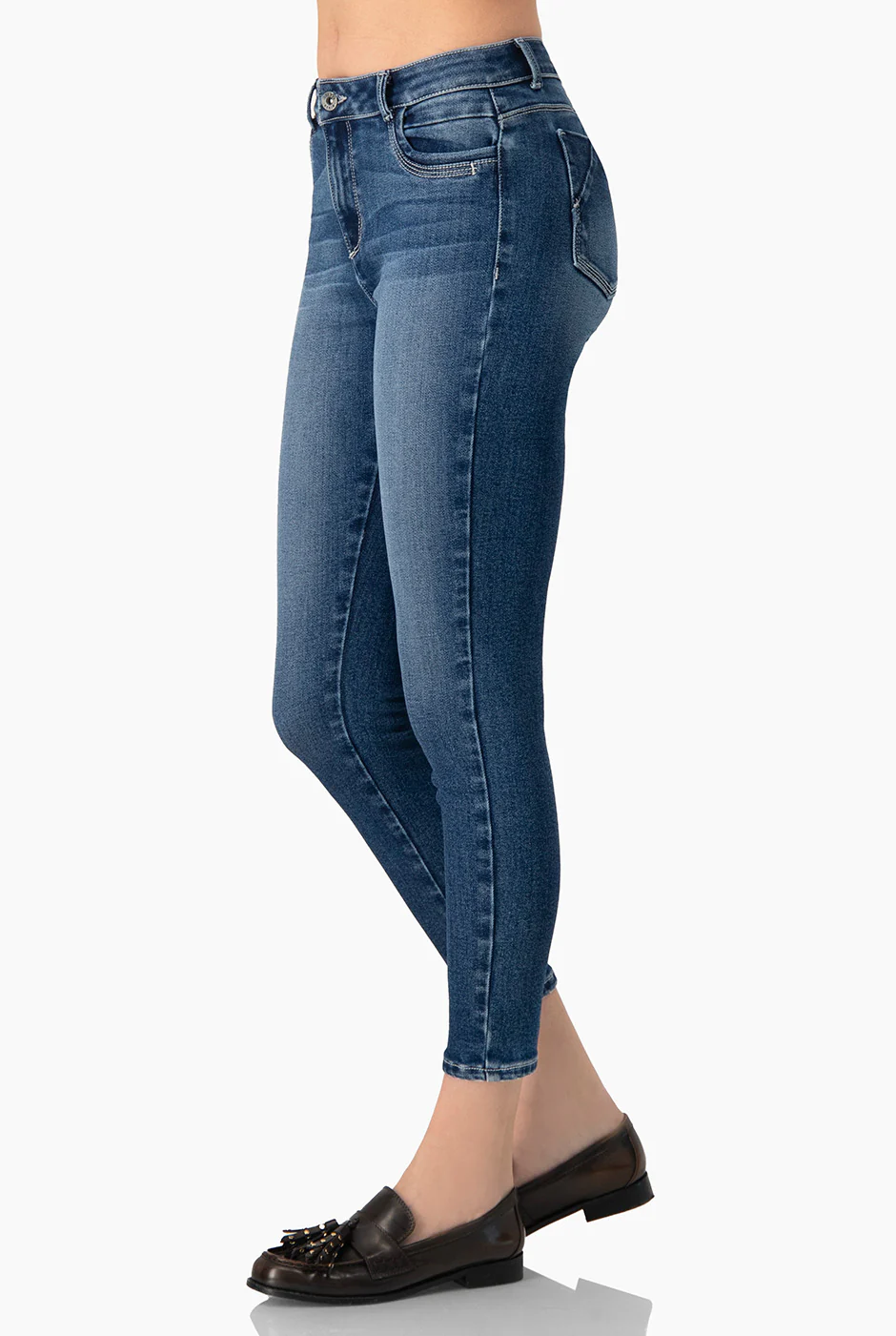 Jeans denim skinny azul - Image 4