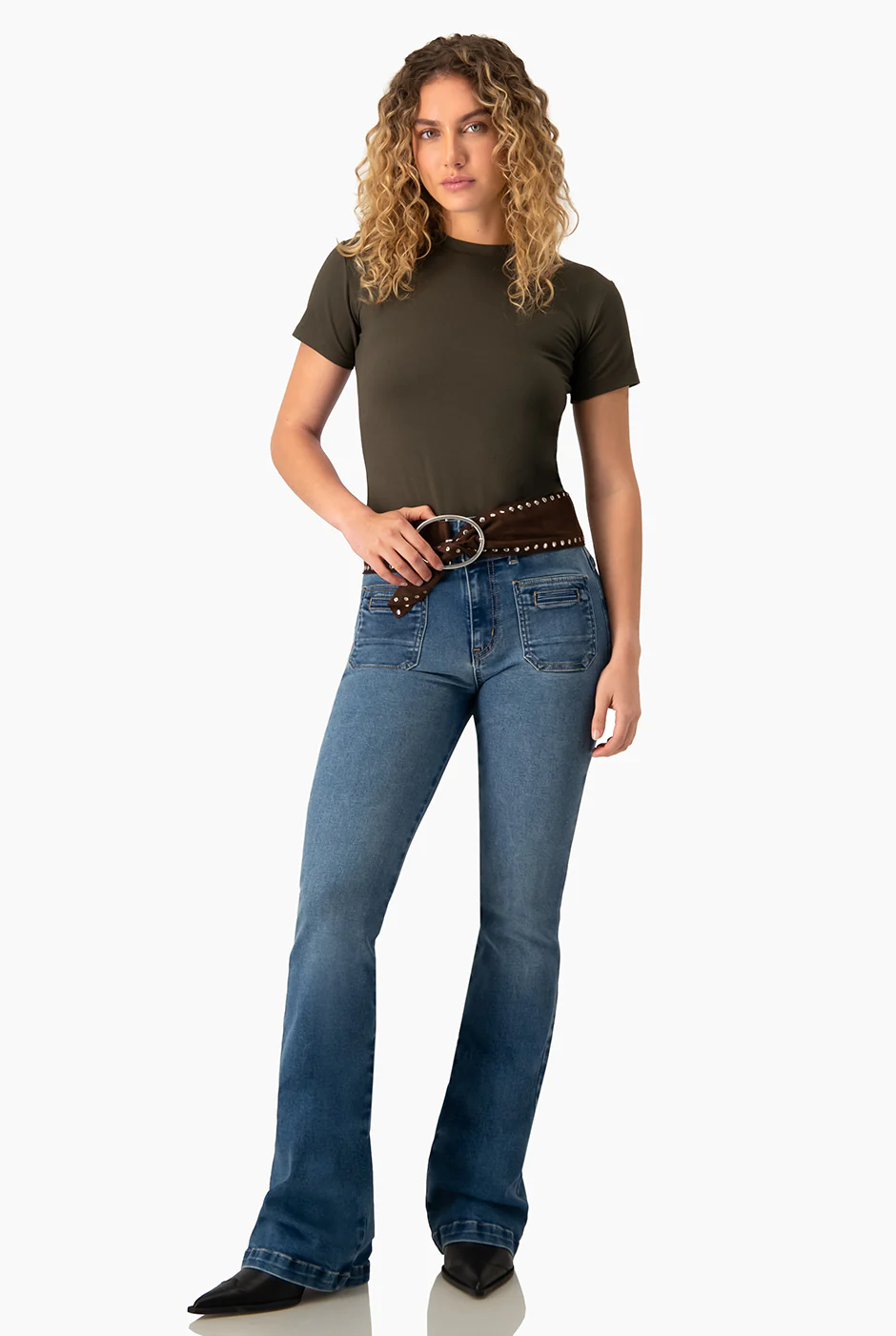 Jeans Ivonne doble boton - Image 3