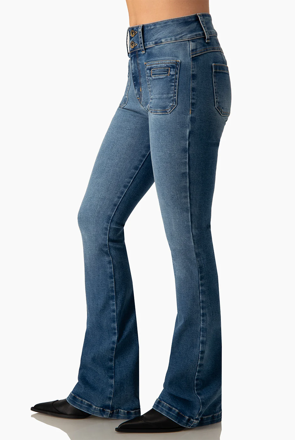 Jeans Ivonne doble boton - Image 4