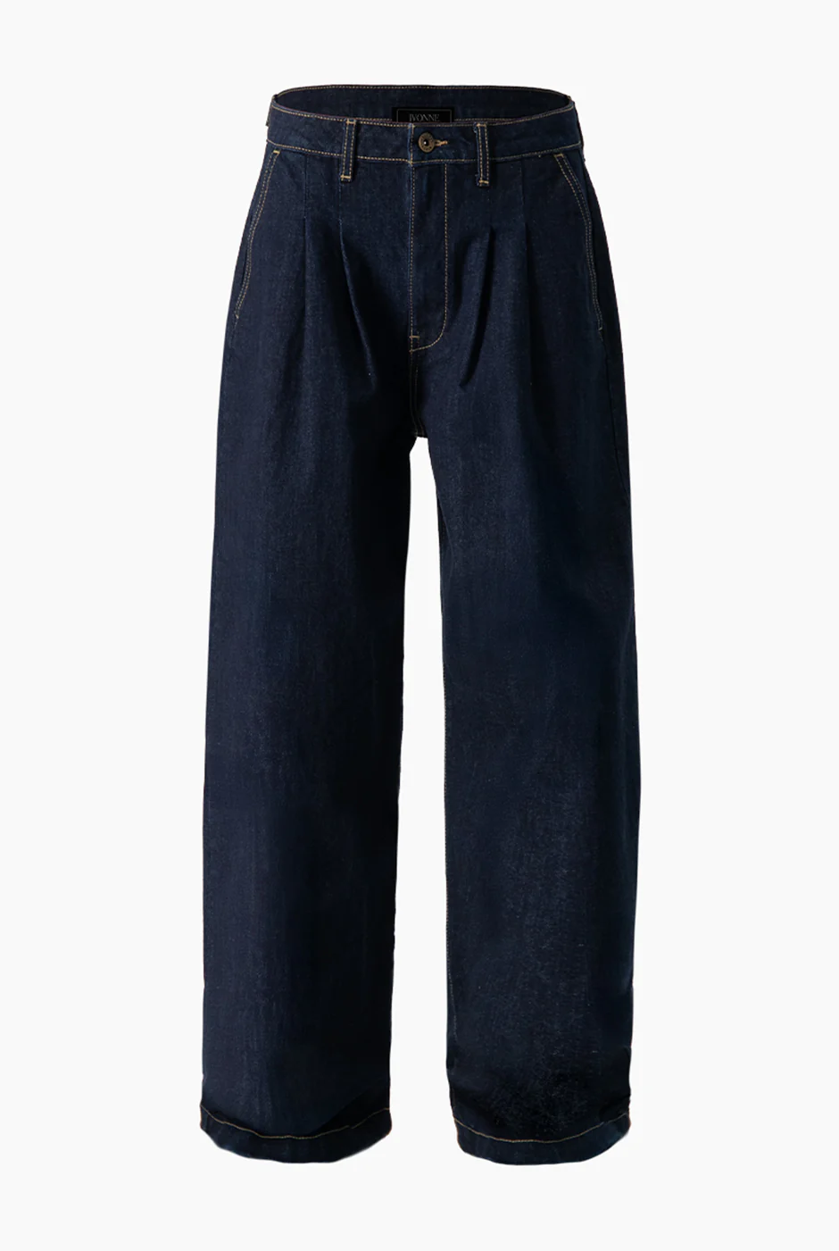 Jeans marino de pierna amplia - Image 5