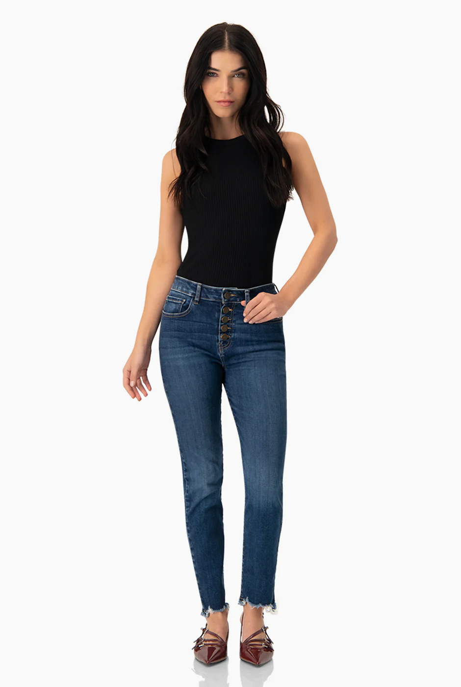Jeans skinny de 5 botones frontales - Image 3