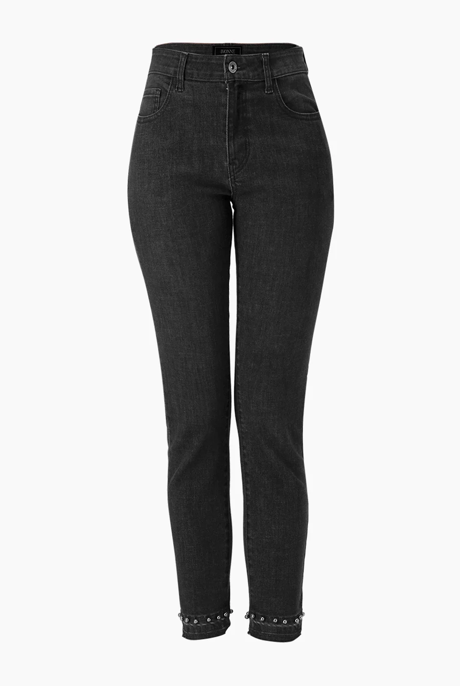 Jeans skinny negro con perlas - Image 5