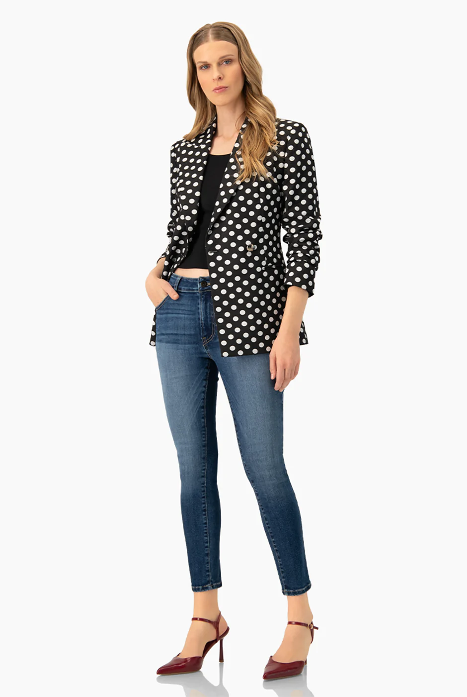 Jeans skinny un boton - Image 3
