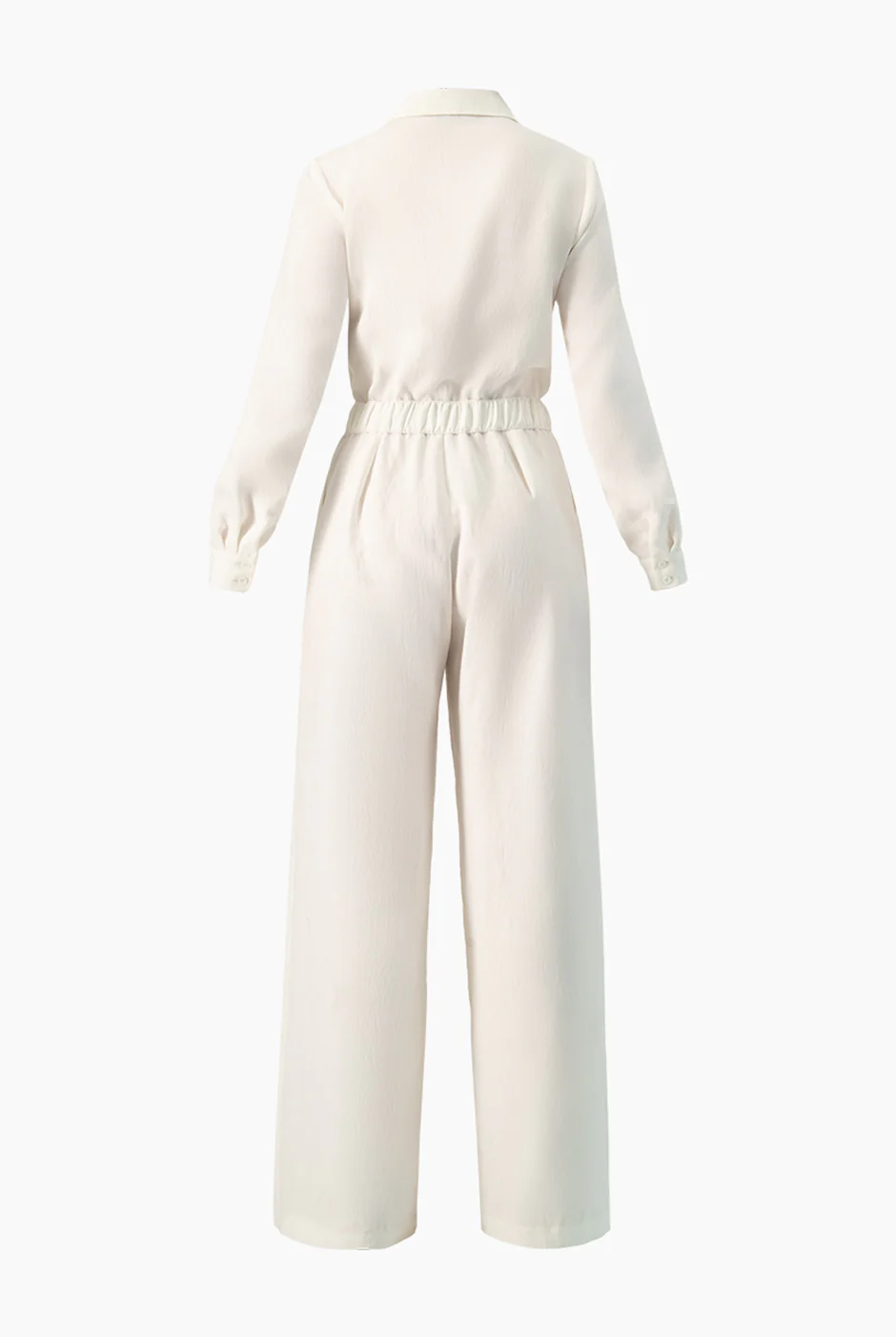 Jumpsuit liso de manga larga - Image 6