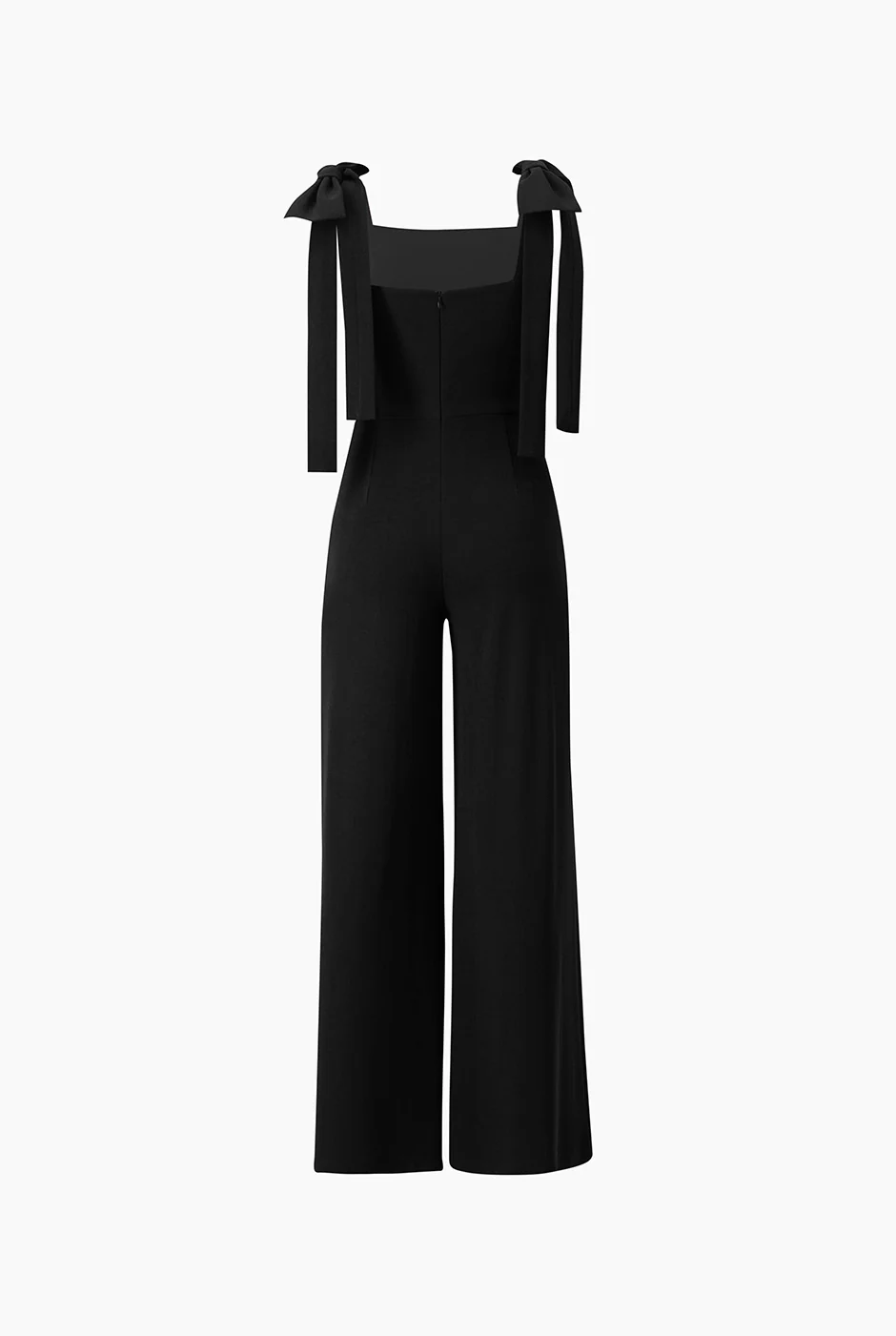 Jumpsuit liso de pierna amplia - Image 6