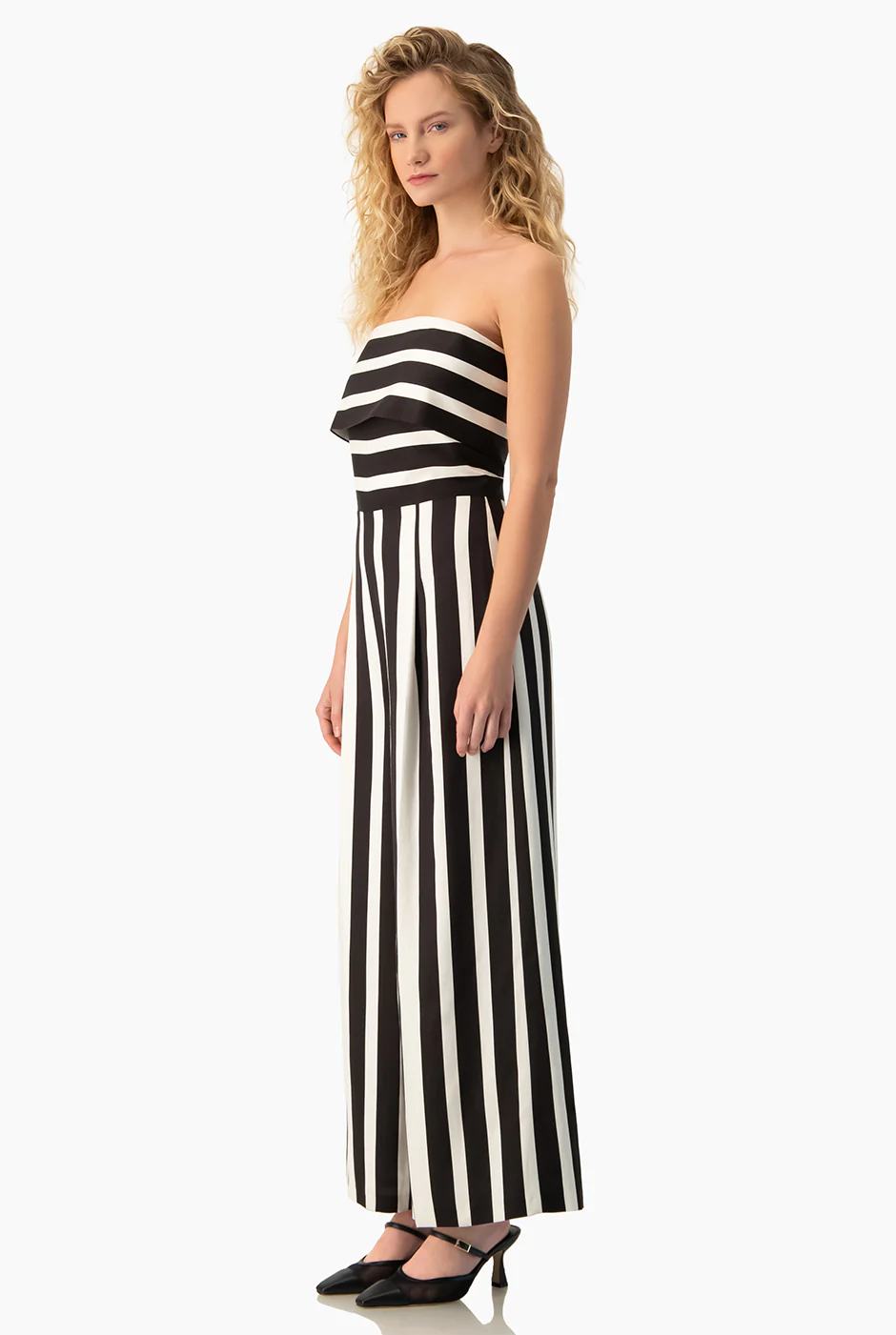 Jumpsuit pierna ancha sin mangas - Image 4