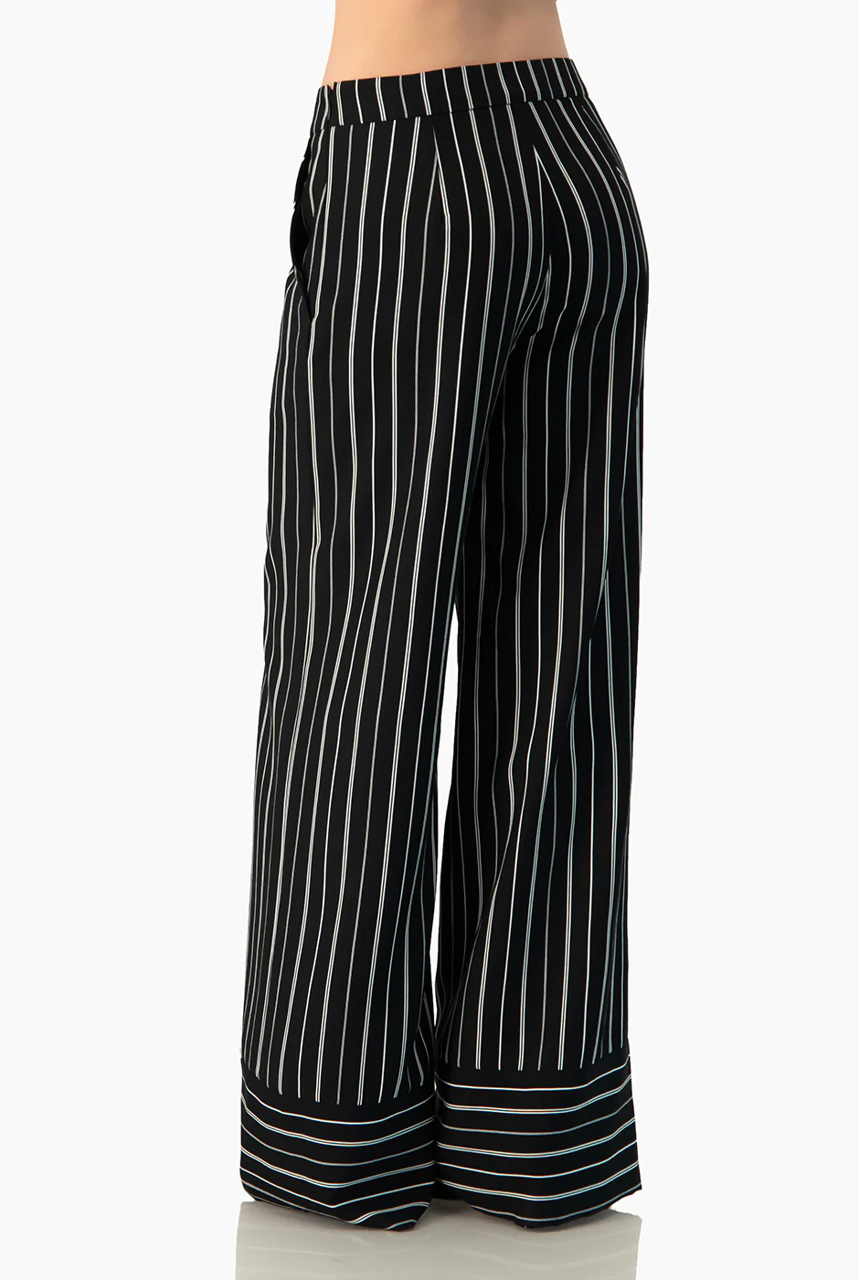 Pantalon a rayas pierna amplia - Image 2