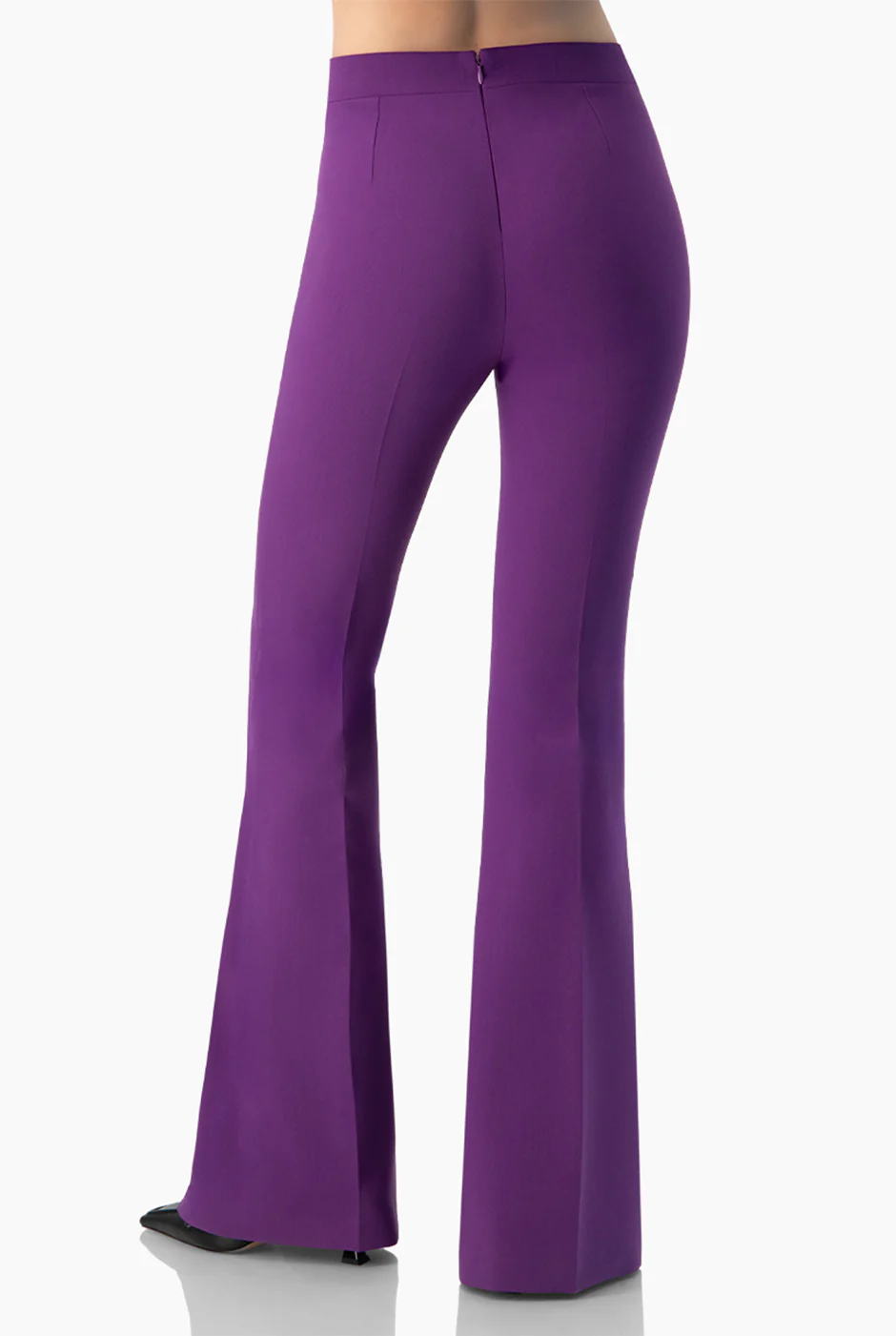 Pantalon acampanado en tono morado - Image 4