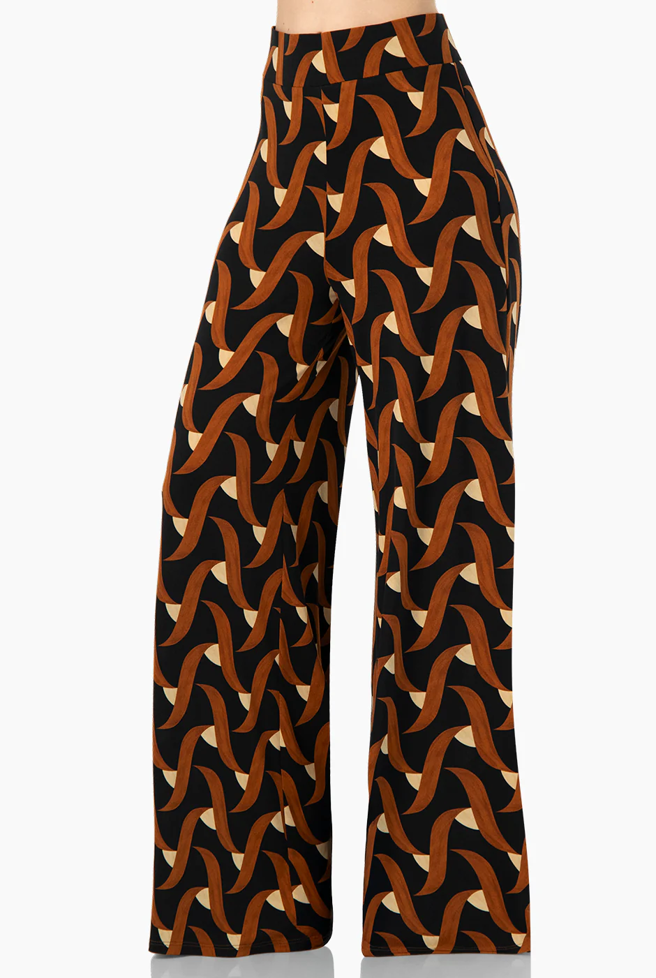 Pantalon amplio con pinzas - Image 4