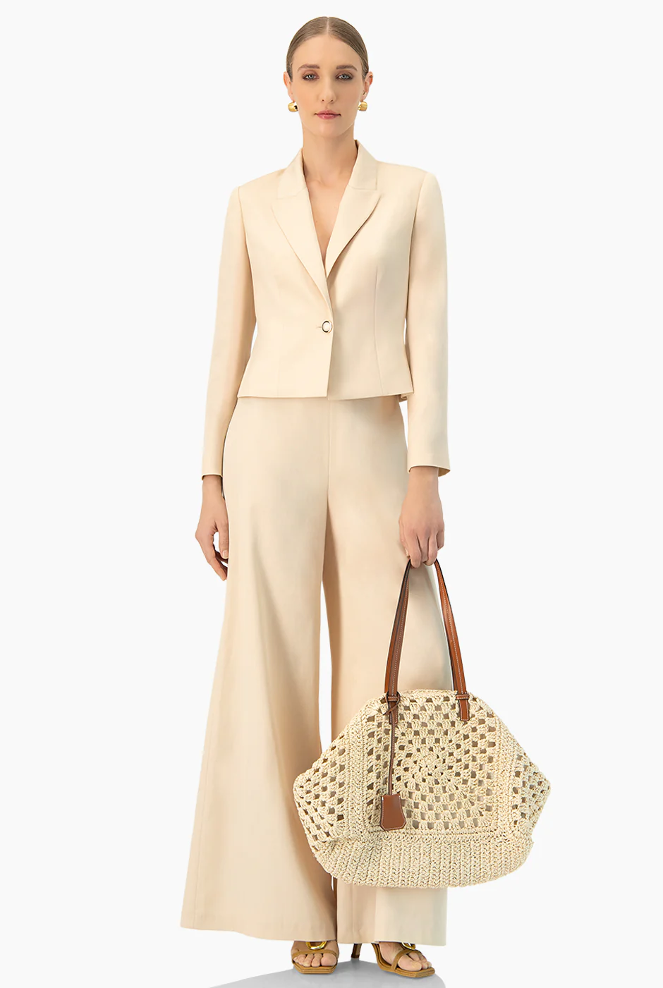 Pantalon amplio de pretina ancha - Image 6