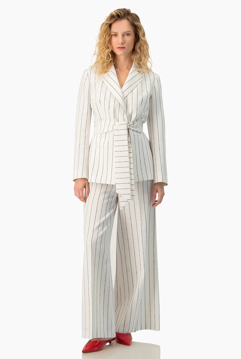 Pantalon amplio de rayas - Image 3