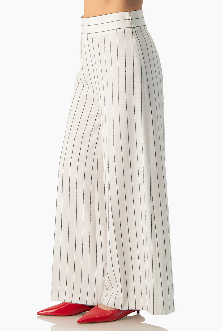 Pantalon amplio de rayas - Image 4