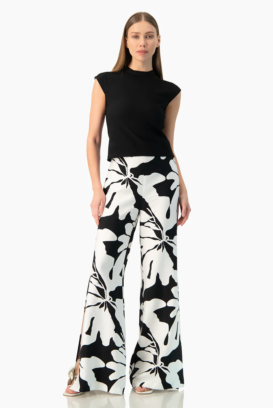 Pantalon amplio estampado - Image 3