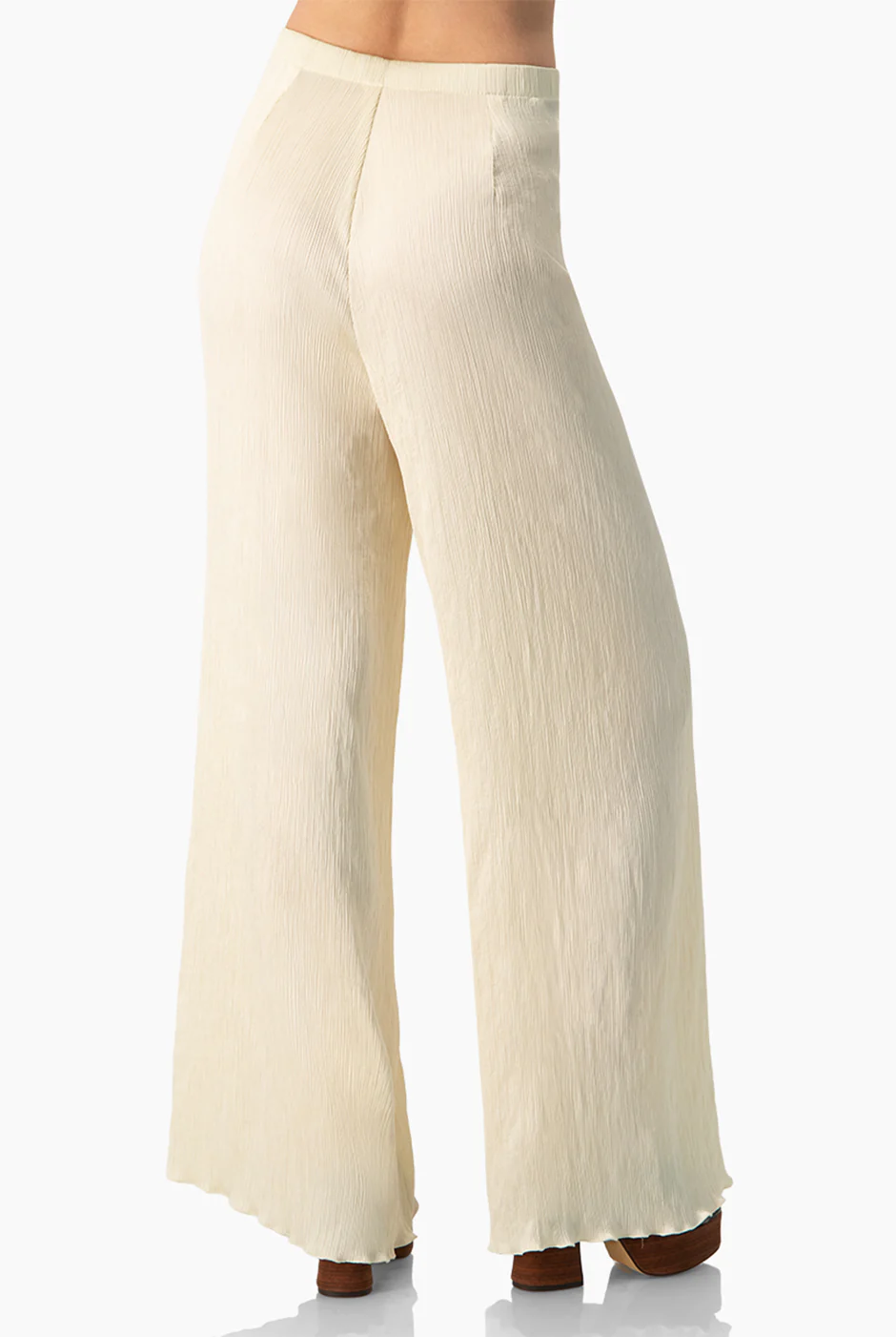 Pantalon amplio marfil - Image 2