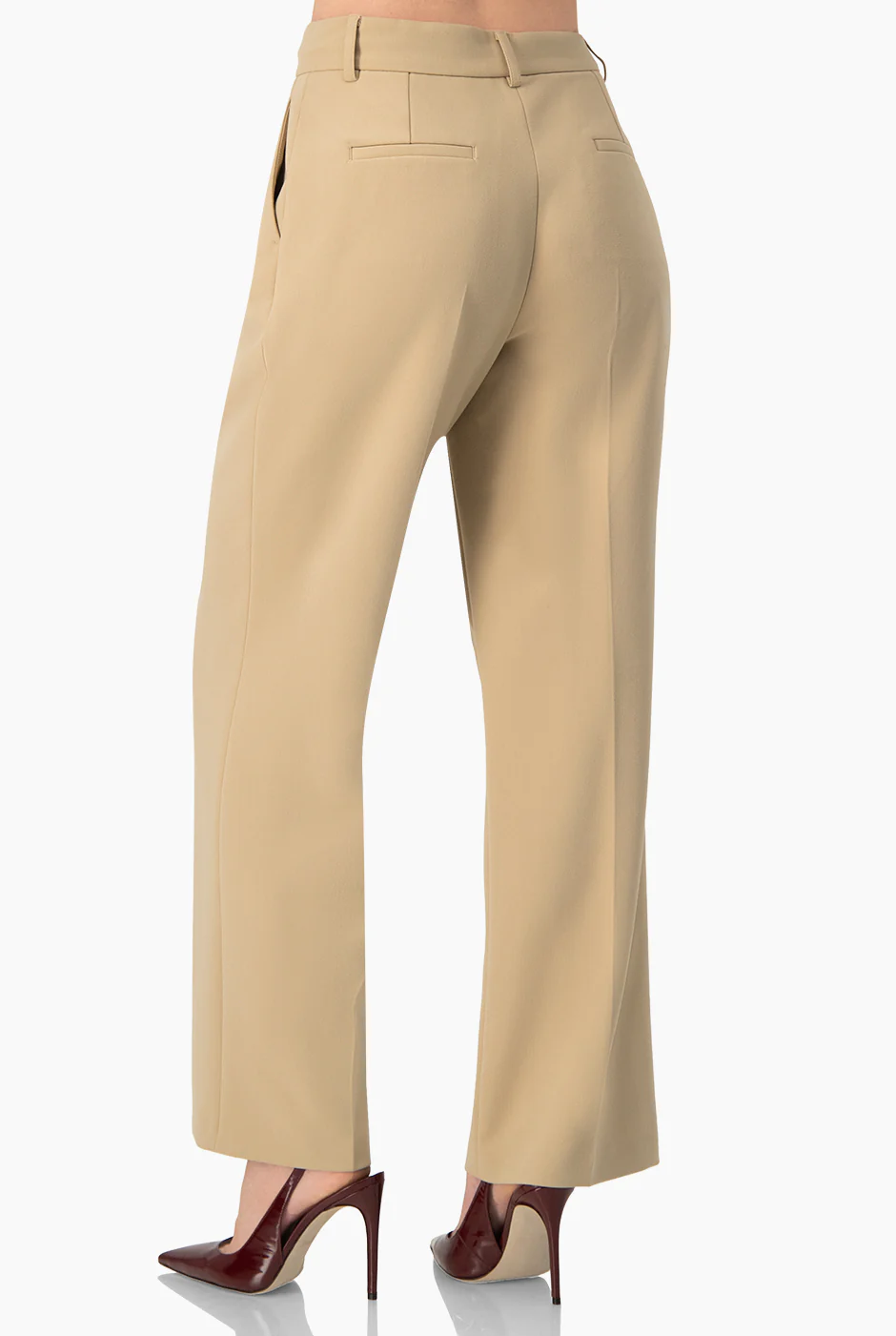 Pantalon amplio sastreado con bolsillos traseros simulados - Image 2