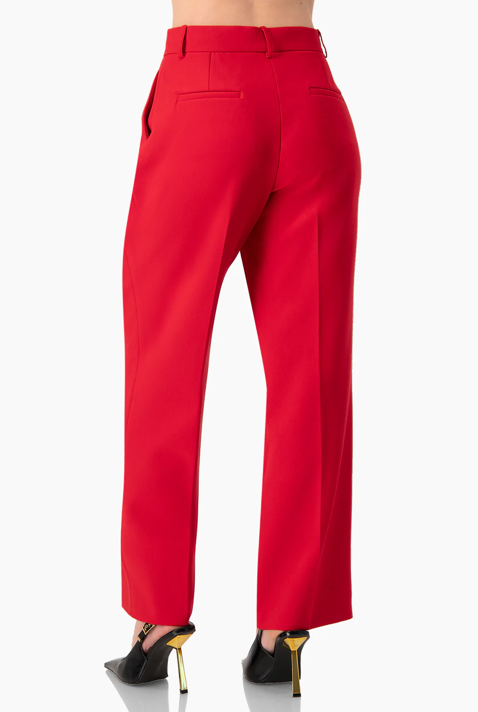 Pantalon amplio sastreado con bolsillos traseros simulados - Image 2