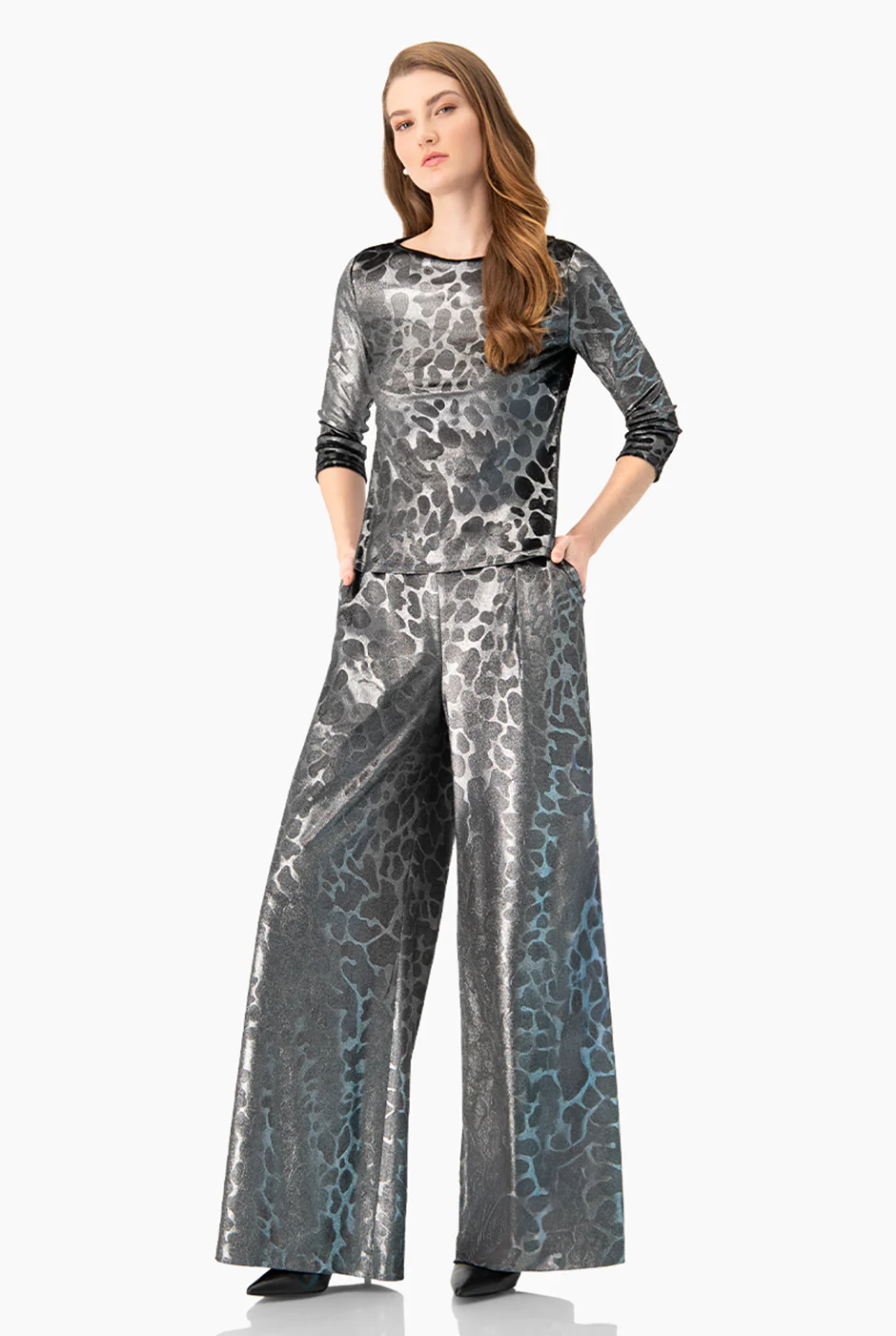 Pantalon amplio tipo palazzo - Image 3