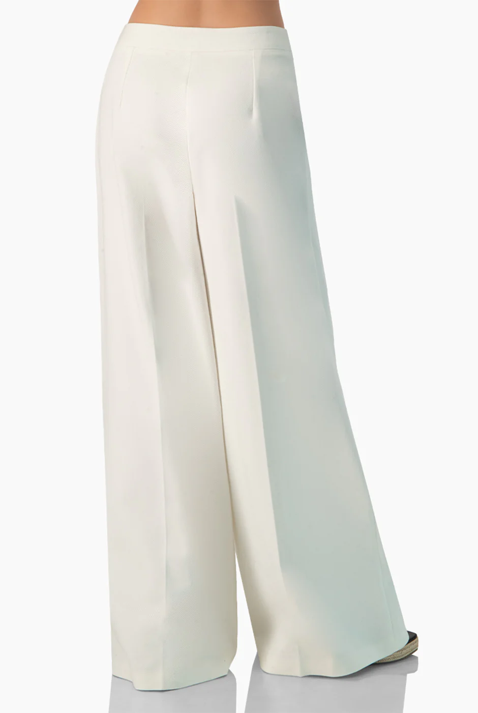 Pantalon blanco de pierna amplia - Image 2
