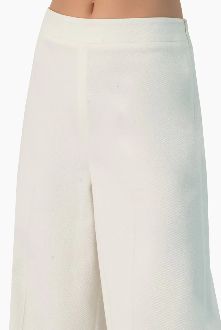 Pantalon blanco de pierna amplia - Image 7
