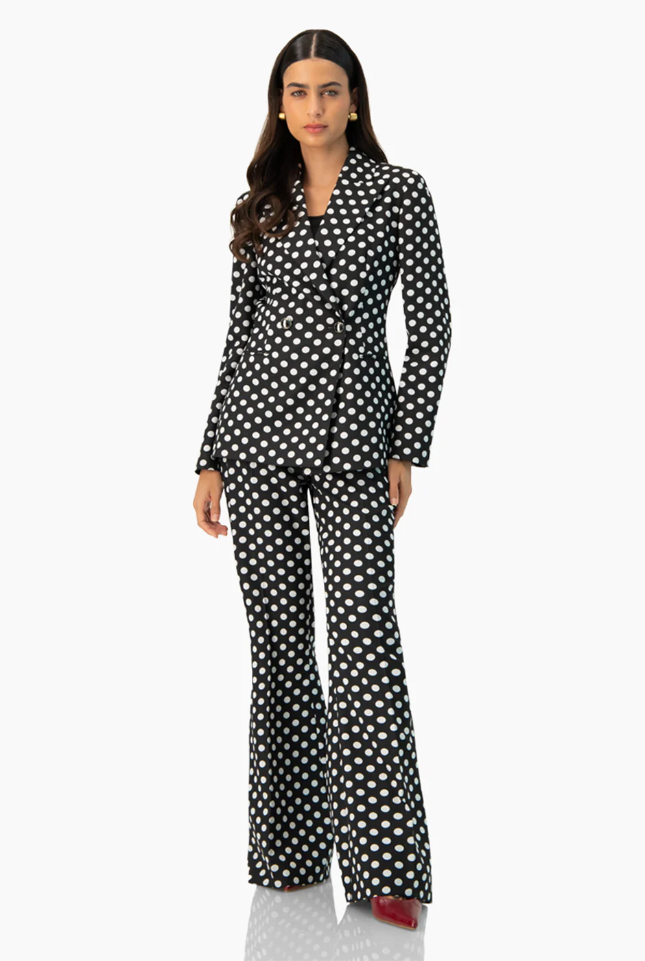 Pantalon campana de lunares - Image 3