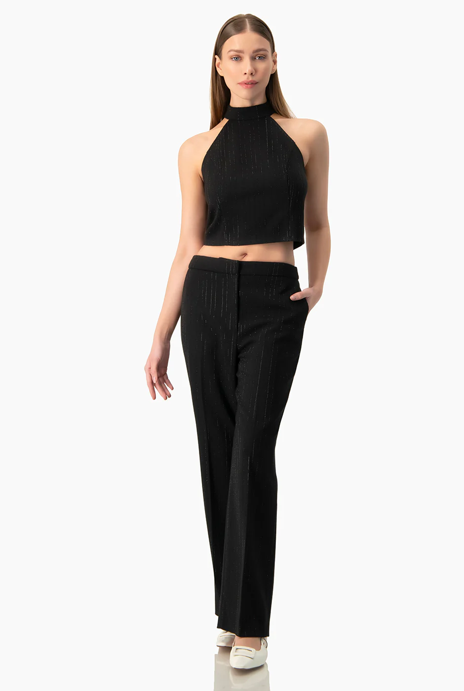 Pantalon capri con bolsillos - Image 3