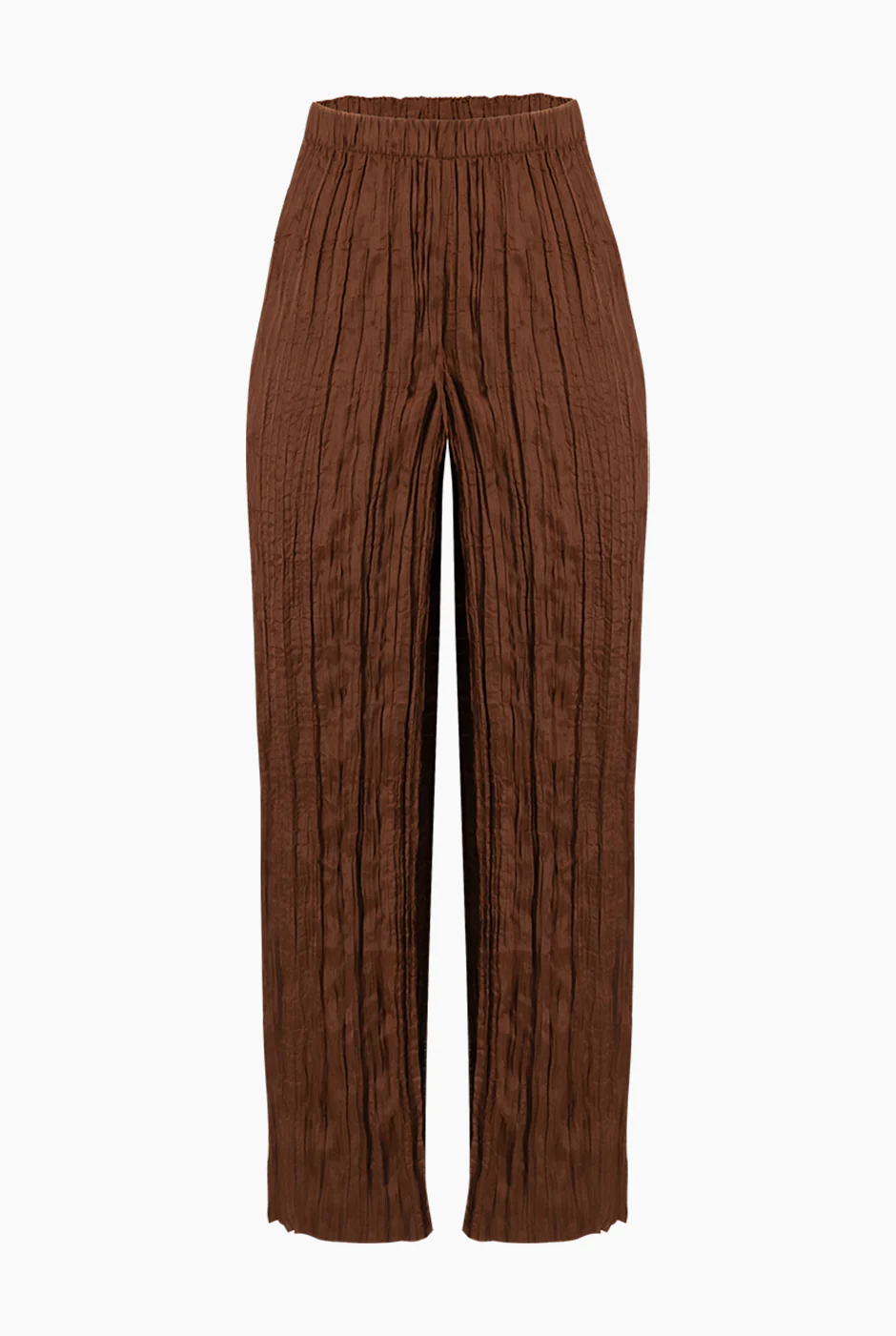 Pantalon de pierna amplia cafe - Image 5